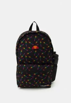 Ellesse ERINO BACKPACK & WATER BOTTLE SET UNISEX - Sac à Dos - Black/multi-coloured
