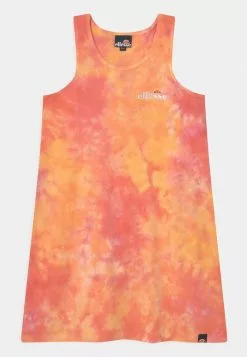 Ellesse DELIANA - Robe En Jersey - Pink/yellow