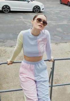 Ellesse POMERIGGIO CROP - T-shirt à Manches Longues - Multi -Ellesse Elegant Boutique c653ee58f54245fe90e879de22ba86db