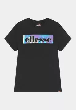 Ellesse HALLE TEE - T-shirt Imprimé - Black