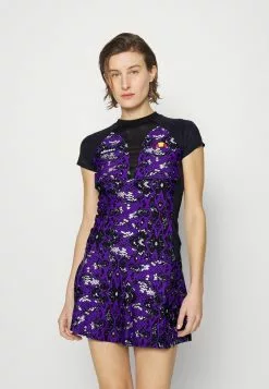 Ellesse MYCELLA TEE - T-shirt Imprimé - Black/multi-coloured