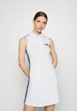 Ellesse TROPH DRESS - Robe En Jersey - White