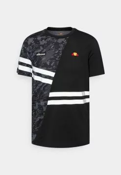 Ellesse DIGITTEE - T-shirt Imprimé - Black