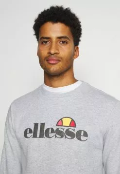 Ellesse VINCOLI CREW - Sweatshirt - Grey Marl -Ellesse Elegant Boutique d5a83b14f22e4daea58326370761235b