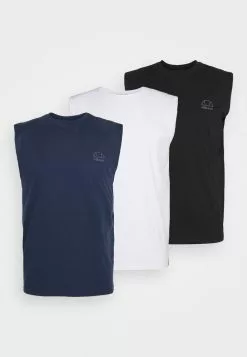 Ellesse ROLLIS VEST 3 PACK - Caraco - White/black/navy -Ellesse Elegant Boutique da9a7b354cbe4406a786b18d53e8b2b4