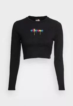 Ellesse WITTER CROP - T-shirt à Manches Longues - Black -Ellesse Elegant Boutique dad99a5bb1074a2a946c7d3849e7045a