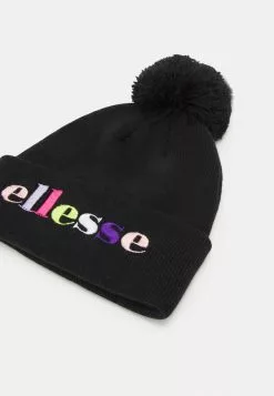 Ellesse MINTE POM POM BEANIE UNISEX - Bonnet - Black -Ellesse Elegant Boutique df2ce3a7338444cf85d5ee3269d597a2
