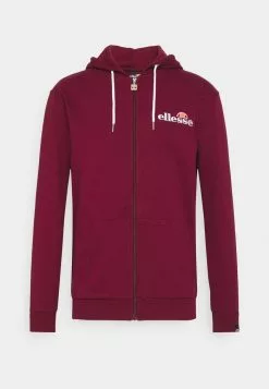 Ellesse BRIERO HOODY - Sweat à Capuche Zippé - Burgundy