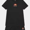 Ellesse PETALIA TEE SET UNISEX - T-shirt Imprimé - Black