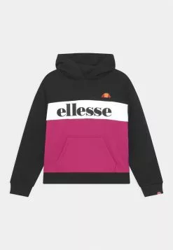 Ellesse CHELINA OVERSIZED HOODY - Sweatshirt - Black/pink
