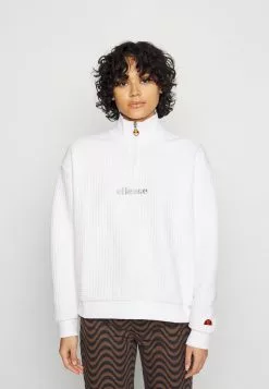 Ellesse CRATIC ZIP TRACK TOP - Sweatshirt - White -Ellesse Elegant Boutique e86095698d964084ad50b0b1b0acdb03