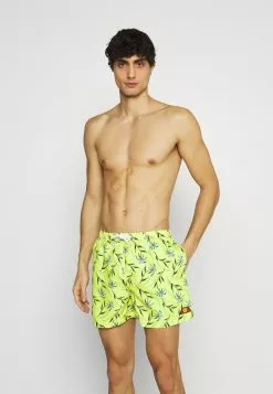Ellesse MANDRO - Short De Bain - Neon Yellow