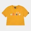 Ellesse NATTIA - T-shirt Imprimé - Yellow