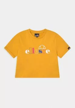 Ellesse NATTIA - T-shirt Imprimé - Yellow
