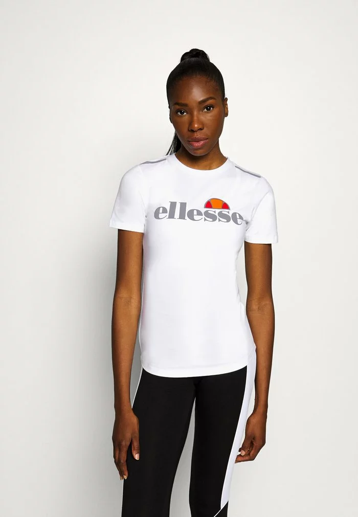 Ellesse DELLE - T-shirt Imprimé - White 1 Ellesse DELLE - T-shirt Imprimé - White