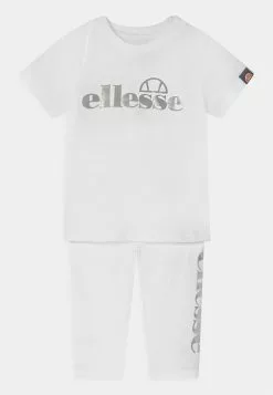 Ellesse DELILA TEE SET UNISEX - Legging - White