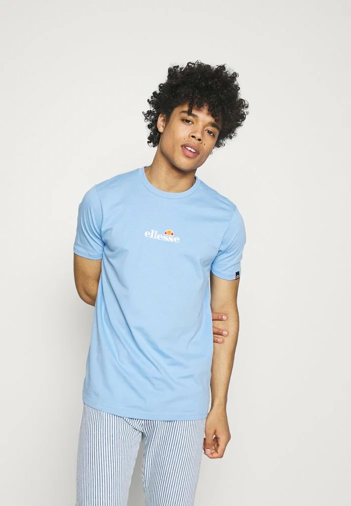 Ellesse MAVOZ UNISEX - T-shirt Imprimé - Light Blue 1 Ellesse MAVOZ UNISEX - T-shirt Imprimé - Light Blue