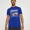 Ellesse PARERI TEE - T-shirt Imprimé - Blue