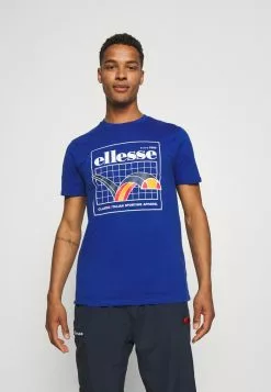 Ellesse PARERI TEE - T-shirt Imprimé - Blue