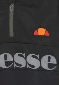 Ellesse HALF ZIP HOODY UNISEX - Sweat à Capuche - Black/dark Green -Ellesse Elegant Boutique f5fb25516e80482897a16d4d4c52817c