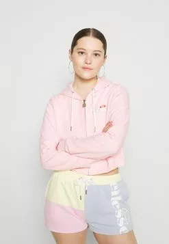 Ellesse PIOLLI - Sweat à Capuche Zippé - Light Pink