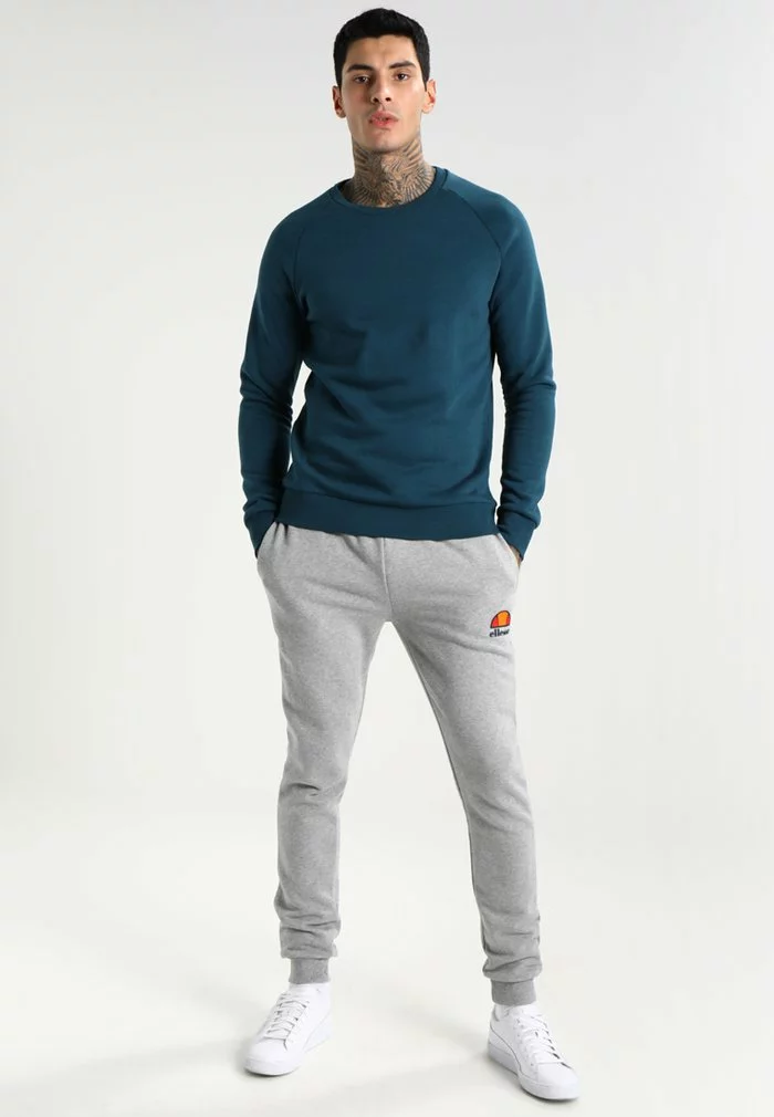 Ellesse OVEST - Pantalon De Survêtement - Ath Grey Marl 2 Ellesse OVEST - Pantalon De Survêtement - Ath Grey Marl – Image 2