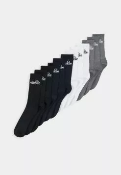 Ellesse VERA SOCKS 12 PACK UNISEX - Chaussettes - White/black