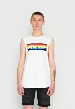 Ellesse LOLLIPOP UNISEX - T-shirt Basique - White