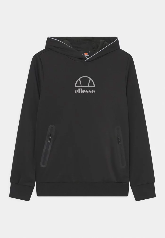 Ellesse EDENI HOODY UNISEX - T-shirt à Manches Longues - Black/silver 1 Ellesse EDENI HOODY UNISEX - T-shirt à Manches Longues - Black/silver