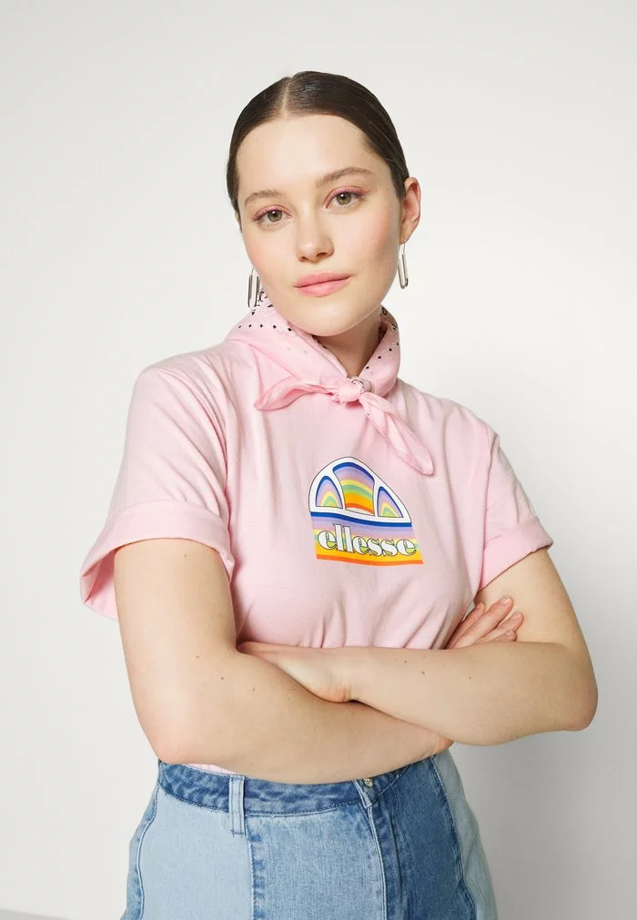 Ellesse TARDI TEE - T-shirt Imprimé - Light Pink 6 Ellesse TARDI TEE - T-shirt Imprimé - Light Pink – Image 6